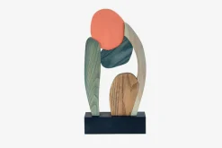 Abstract Assembly Sculpture - Blood Moon I