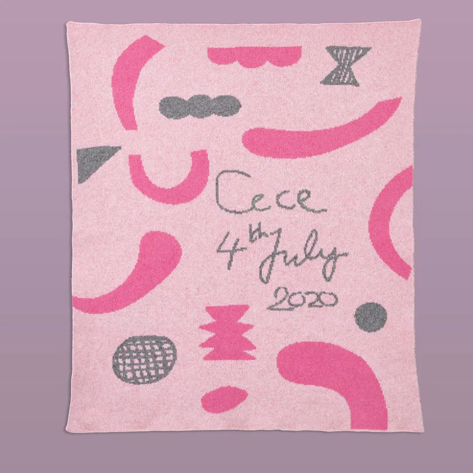 Bespoke Confetti Baby Blanket