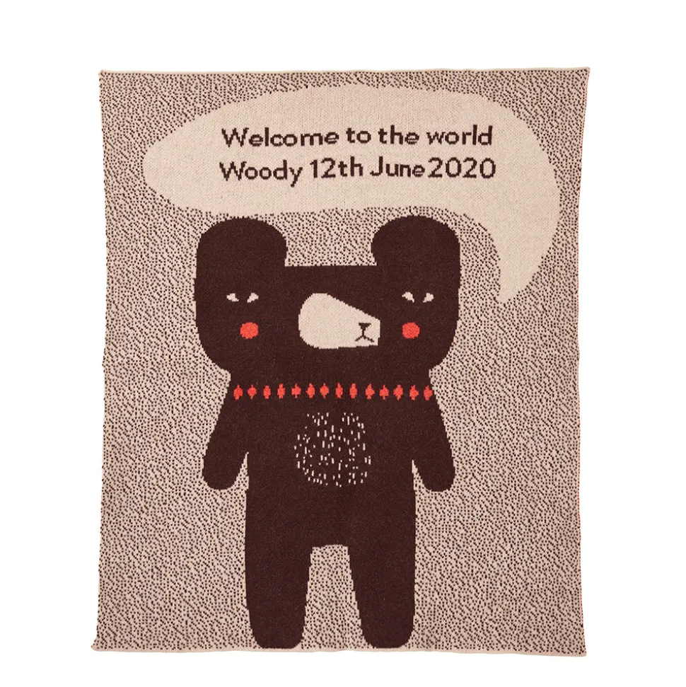 Bespoke Welcome Baby Blanket
