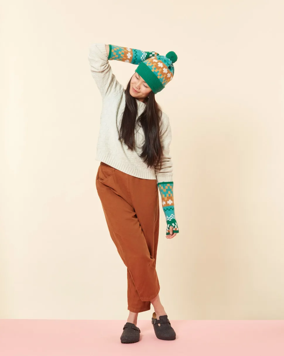 Big Stitch Beanie Hat - Shamrock
