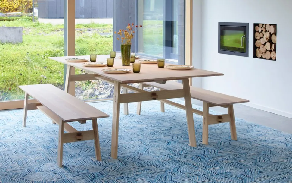 Blue Line Rug - 400 x 300 cm