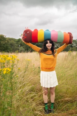Caterpillar Bolster Cushion