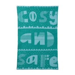 Cosy and Safe Mini Blanket - Blue & Green