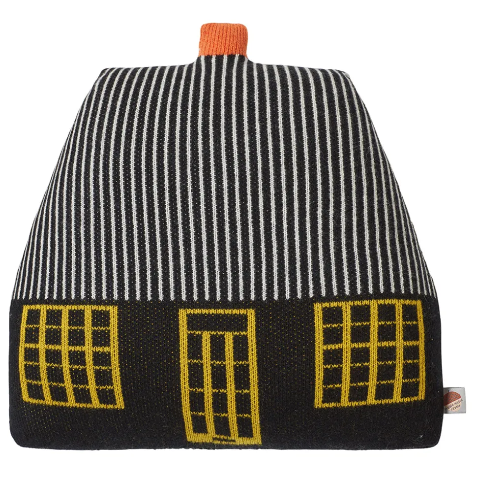 Cottage Shaped Cushion - Black