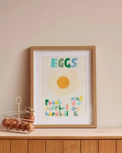 Eggs Riso Print