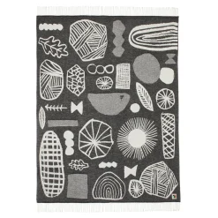 Forager Throw - Black & White
