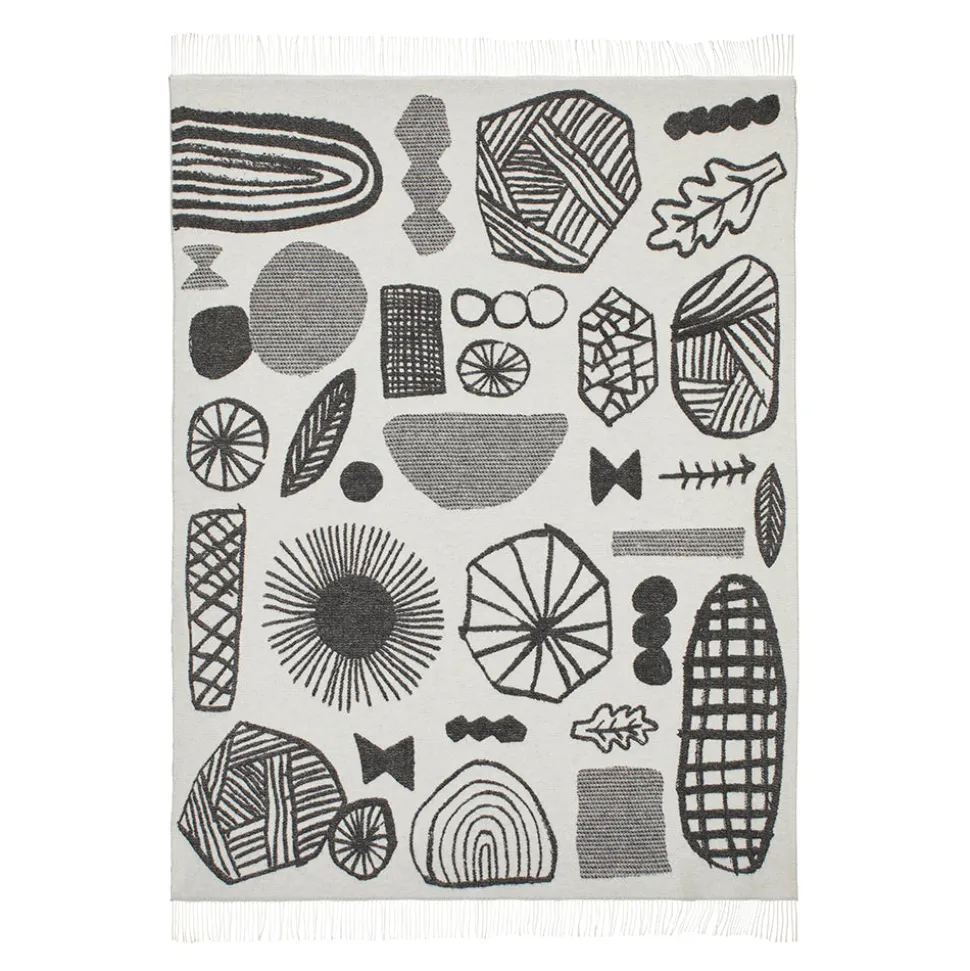 Forager Throw - Black & White