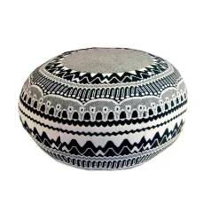 Frank Pouffe in ZigZag - Black