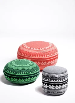 Frank Pouffe in ZigZag - Black