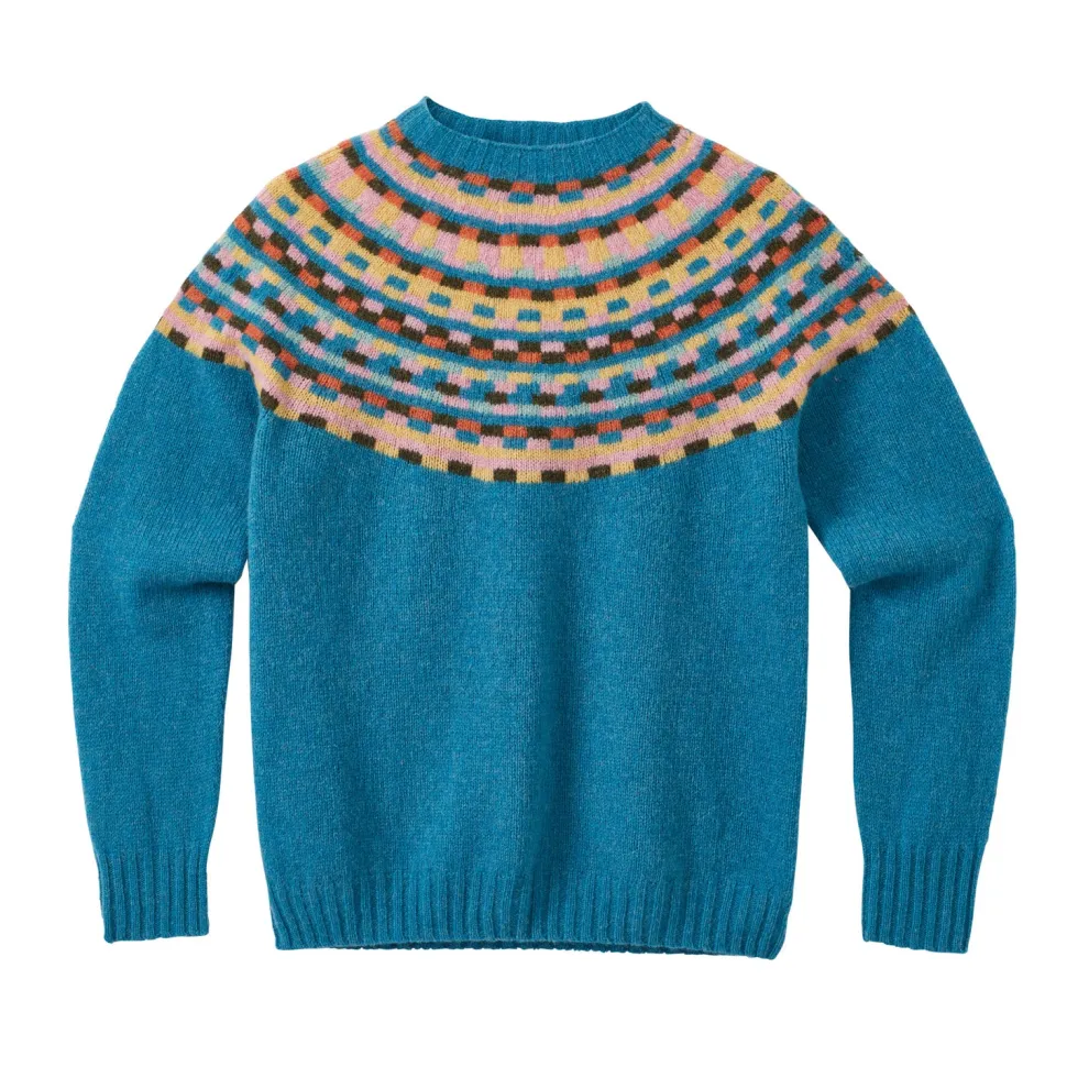 Glitch Yoke Jumper - Pennan Bay