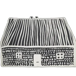 House Shaped Cotton Throw