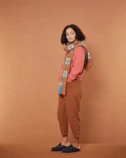 House Shaped Scarf - Ember