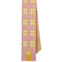 House Shaped Scarf - Nougat