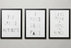 I Miss Your Face Monochrome Print
