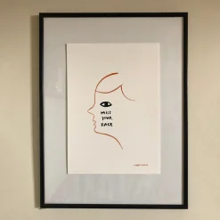 I Miss Your Face Print
