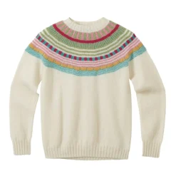 Magic Circle Yoke Jumper - Winter White
