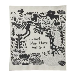 Menagerie Baby Blanket - Ecru