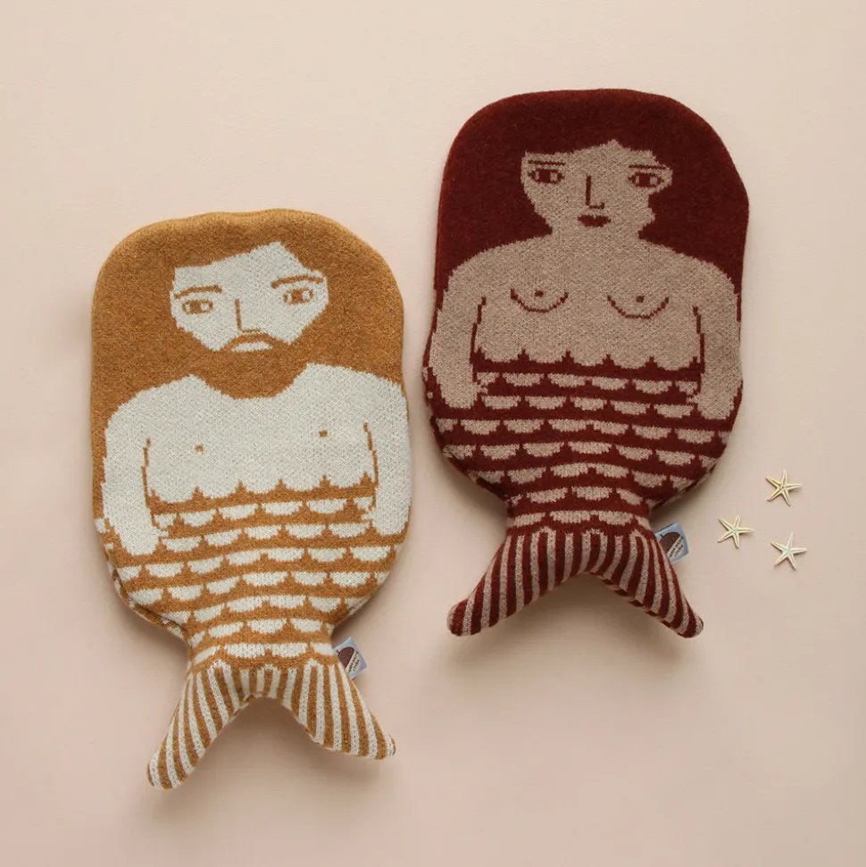 Merman Hot Water Bottle - Harvest