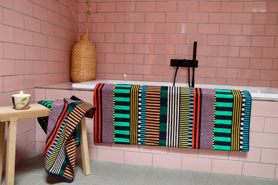 Multi Stripe Face Cloth