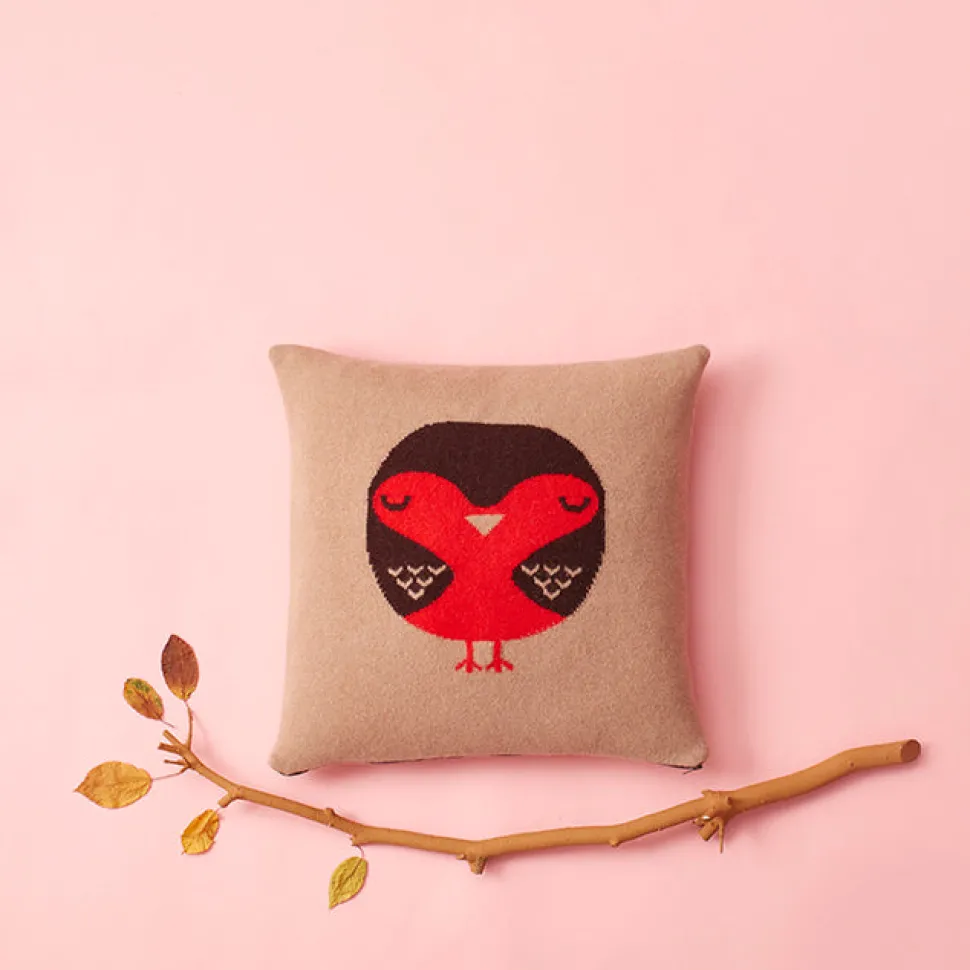 Robin Square Cushion - Camel
