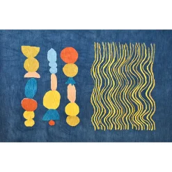Waves + Ovals Rug - 400 x 300 cm