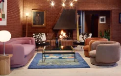 Waves + Ovals Rug - 400 x 300 cm